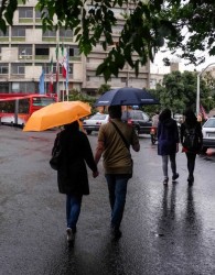باد شدید و باران امروز در پایتخت