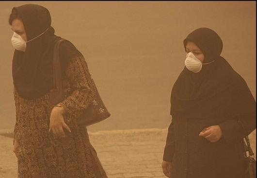 گرد و غبار در خوزستان 13 برابر حدمجاز