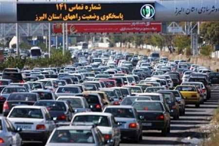ترافیک سنگین درآزادراه تهران -کرج