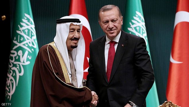 اعلام همبستگی ملک سلمان با اردوغان