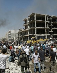 آمار تلفات انفجار مهیب در قامشلی سوریه
