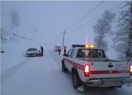 گزارش مدیریت بحران از برف در شمال