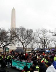 آغاز هفته اعتراضات ضد ترامپ در واشنگتن