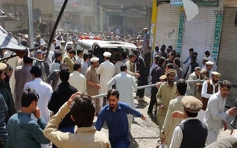 100 کشته و زخمی در انفجار پاکستان