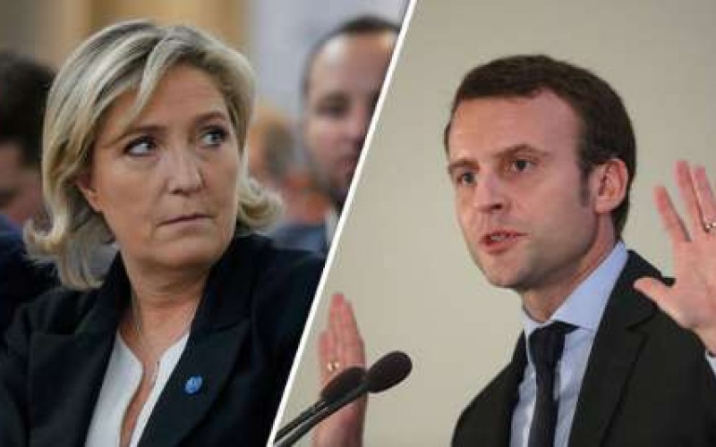 ماکرون و لوپن در دور دوم انتخابات فرانسه
