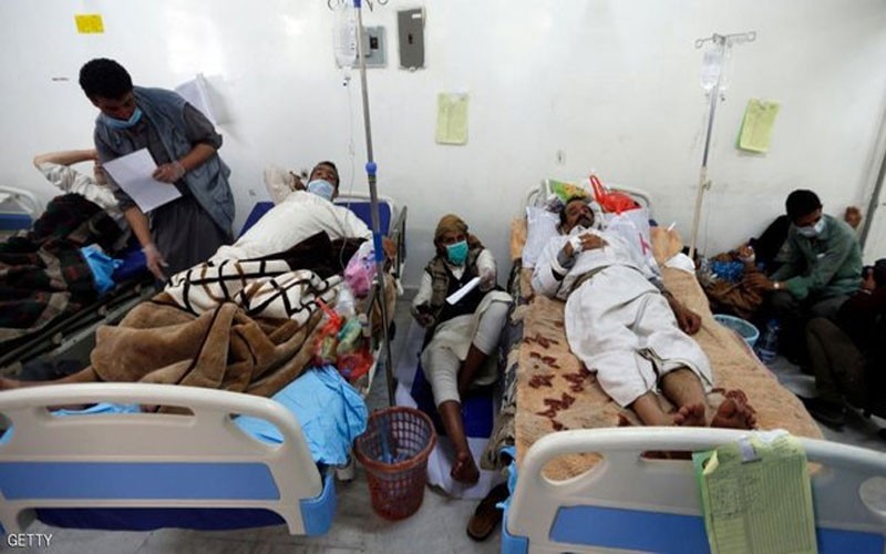 قربانیان وبا در یمن به ۱۵۰۰ تن رسید