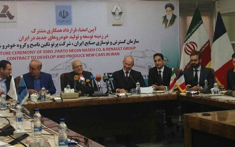 رنو: قرارداد با ایران استثنایی است