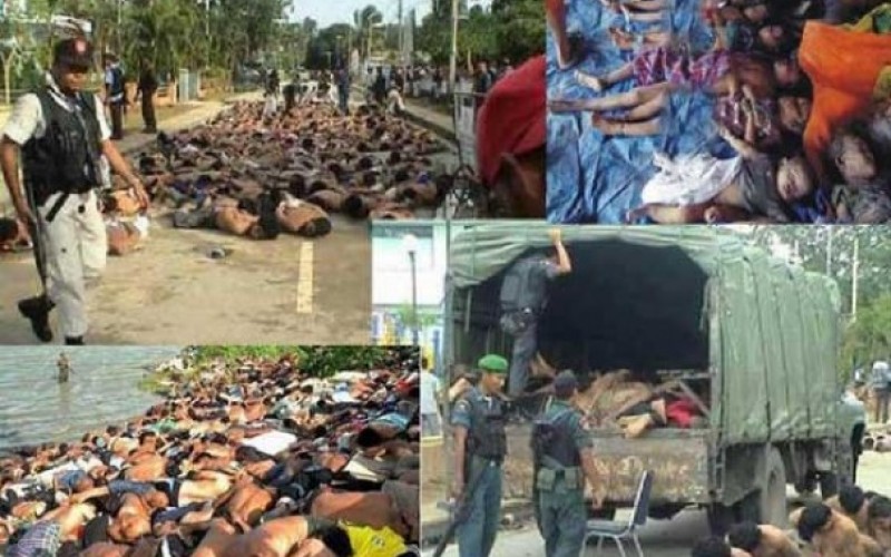 مسلمانان ميانمار را قتل‌عام می‌کنند