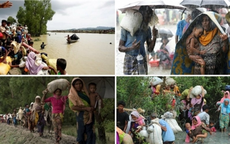 4 روستای دیگر میانمار به آتش کشیده شد