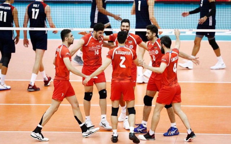 تیم ملی والیبال ایران، آمریکا را هم برد