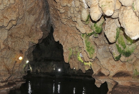 غار آبی «سهولان» شهر مهاباد