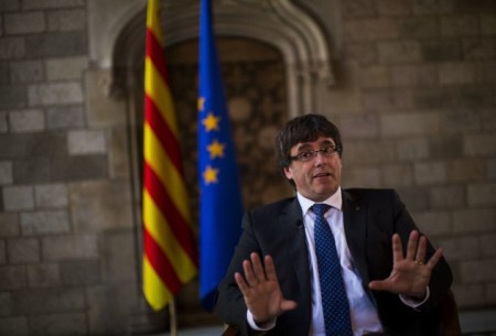 رهبر کاتالونیا اسپانیا را تهدید کرد