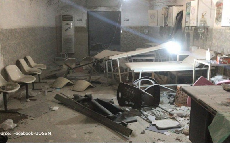 بمباران بیمارستان زیر زمینی در سوریه!