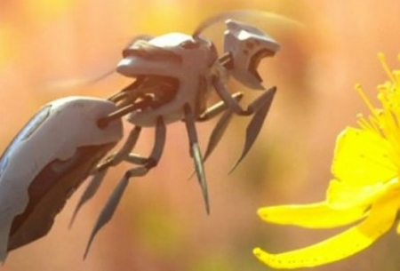 گرده‌افشانی با زنبورهای رباتیک
