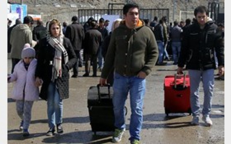 ازدحام گردشگران ایرانی در مبادی ورودی ترکیه