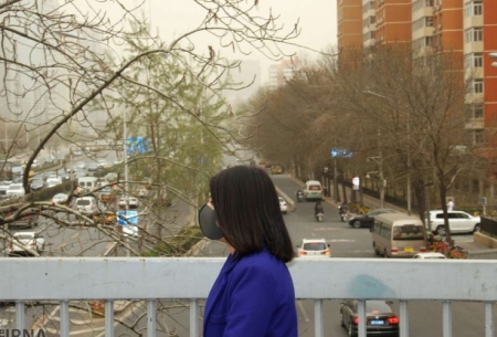 آلودگی همیشگی هوا در پایتخت چین/ تصاویر