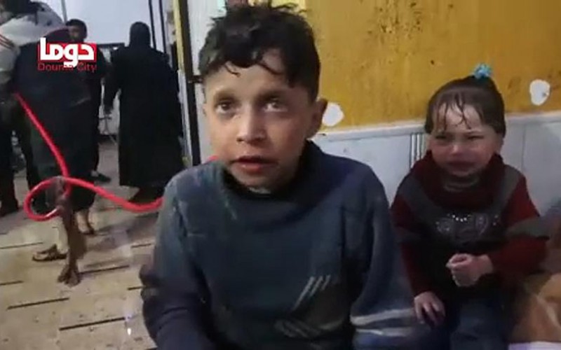 ۷۰ کشته در بمباران شیمیایی دوماي سوريه
