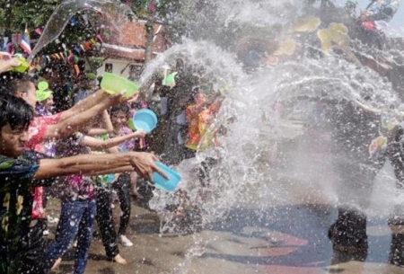 جشنواره هیجان‌انگیز آب‌بازی در تایلند/تصاویر