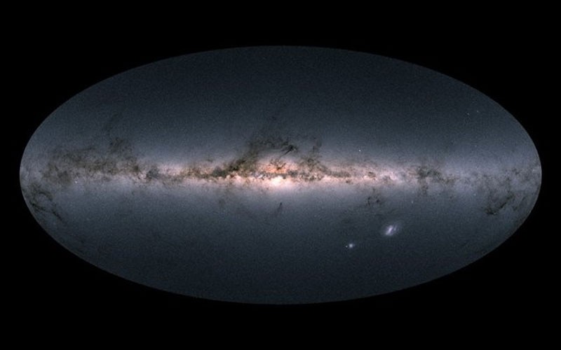وجود 1.7 میلیارد ستاره در نقشه جدید راه شیری