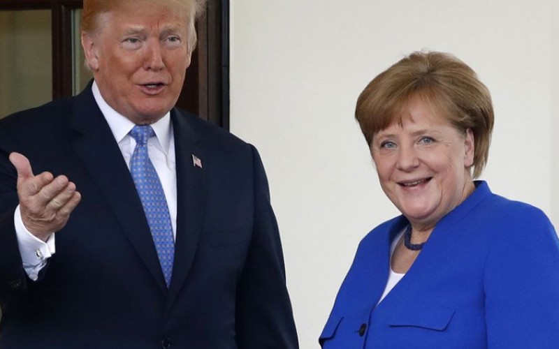 سفر برجامی صدراعظم آلمان به کاخ سفید