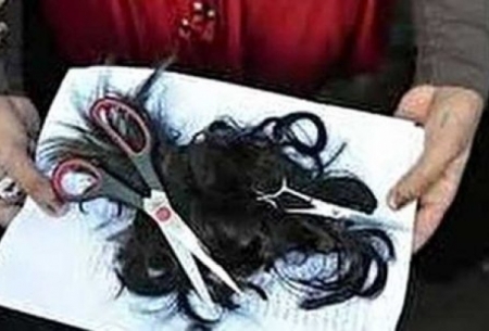 قیچی کردن موی ۹ دانش آموز دختر در فسا