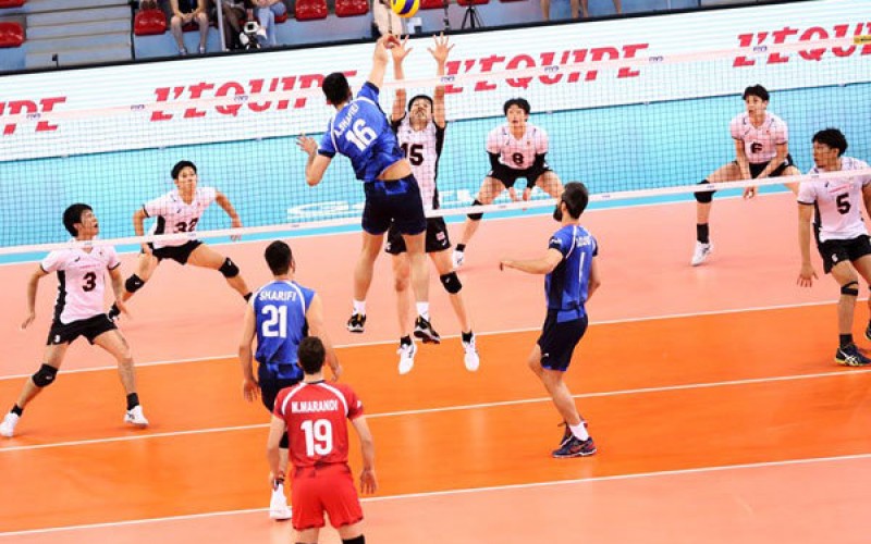 شوک به والیبال ایران با شکست برابر ژاپن