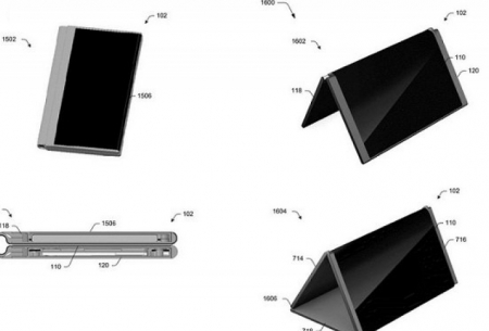 مایکروسافت گوشی با نمایشگر تاشو می سازد