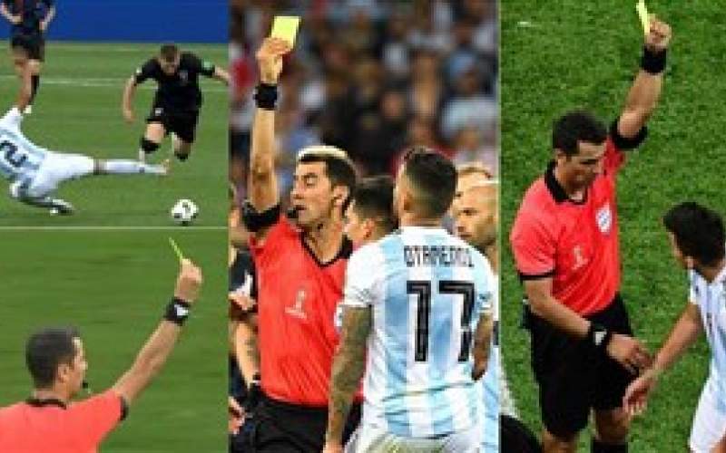 کارت‌های زرد باعث حذف آرژانتین می‌شود؟