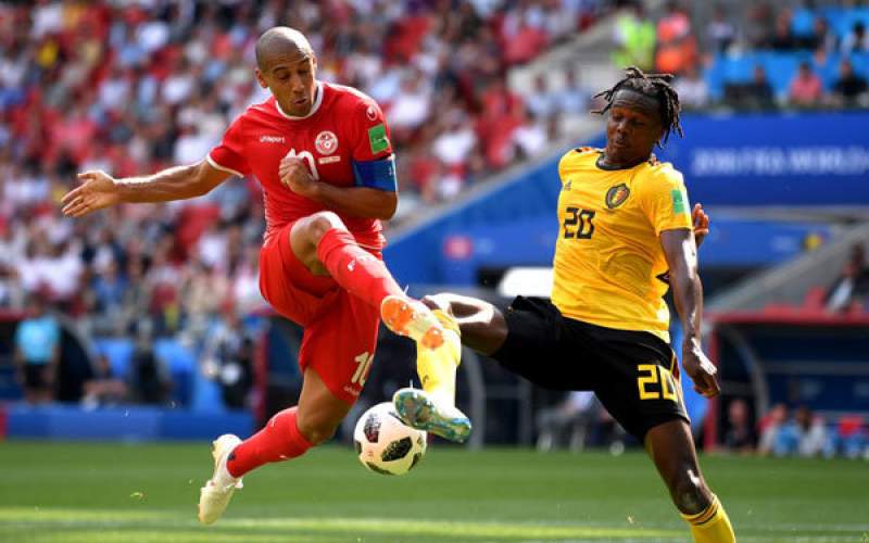 صعود بلژیک با یک پیروزی پرگل برابر تونس