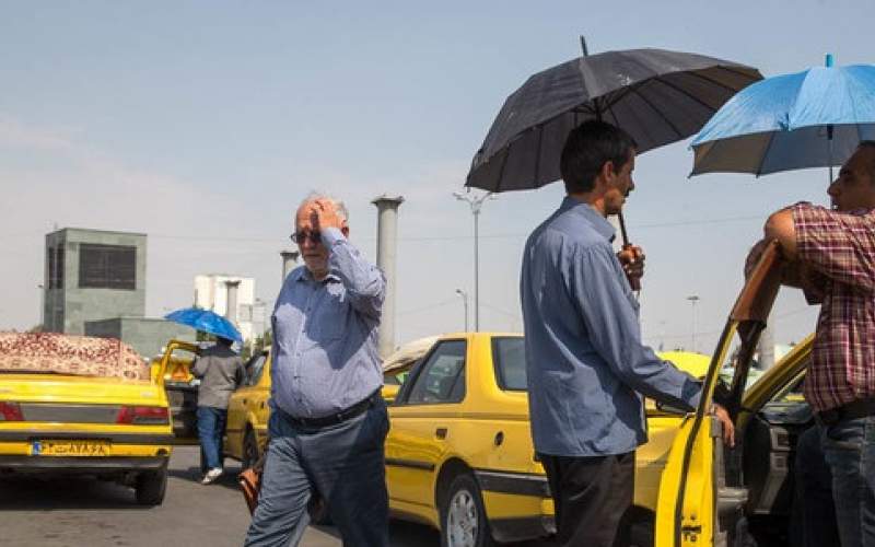 گرما و آلودگی هوا گریبانگیر تهران