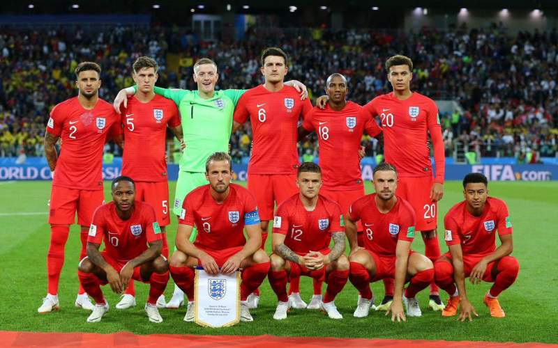 انگلیس هشتمین تیم مرحله یک‌چهارم جام جهانی