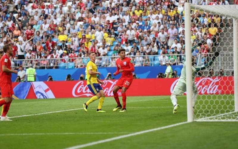 صعود انگلیس به نیمه نهایی جام جهانی