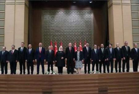 کابینه جدید دولت ترکیه معرفی شد