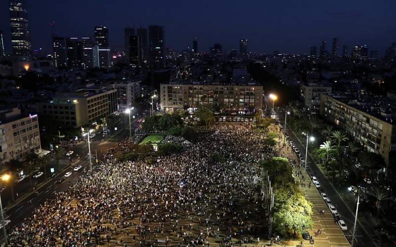 تظاهرات اعراب در اسراييل علیه دولت یهود