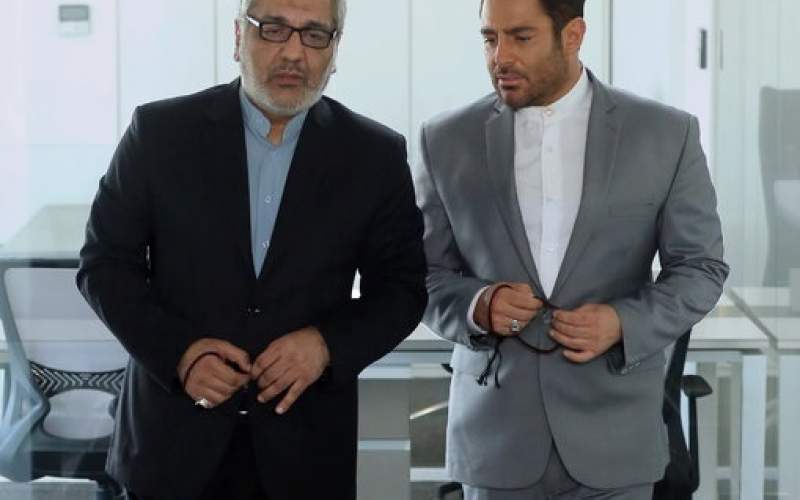 مهران مدیری و محمدرضا گلزار در یک فیلم