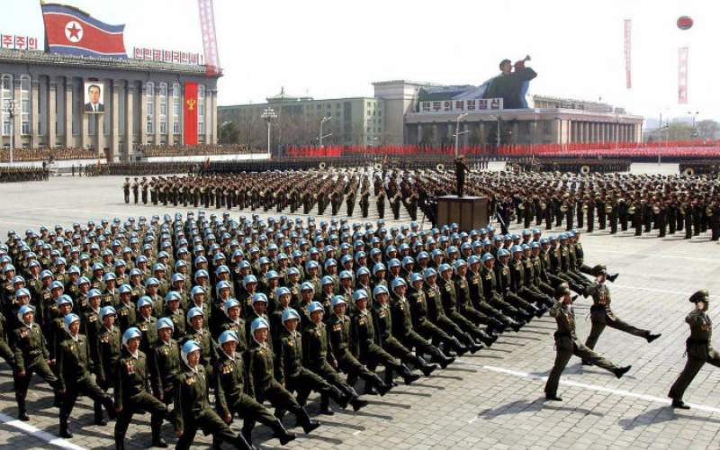 کره‌شمالی آماده برگزاری رژه‌ نظامی می شود