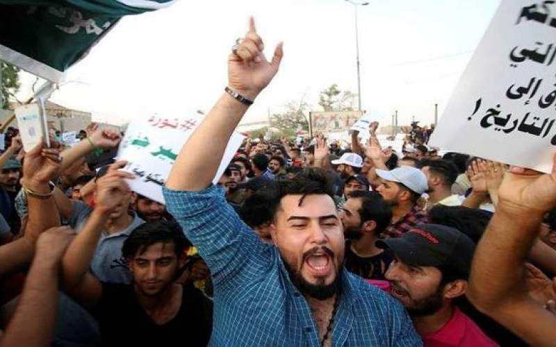 معترضان عراقی جاده منتهی به ایران را بستند