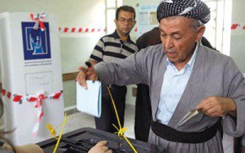 مشارکت ۵۷ درصدی در انتخابات اقلیم کردستان