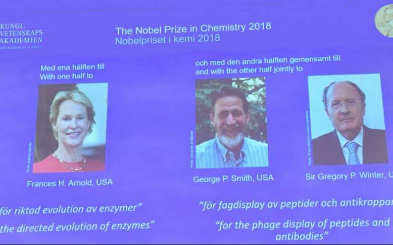برندگان جایزه نوبل شیمی سال ۲۰۱۸