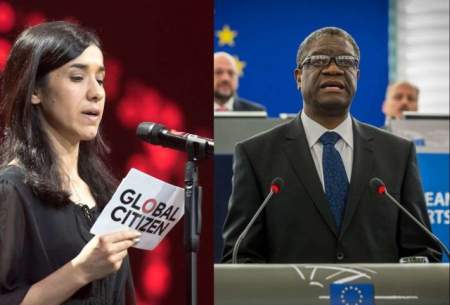 نادیا مراد و دنیس موکویگی برندگان امسال نوبل صلح
