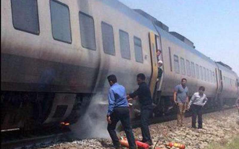 تکذیب آتش سوزی در قطار تهران - مشهد