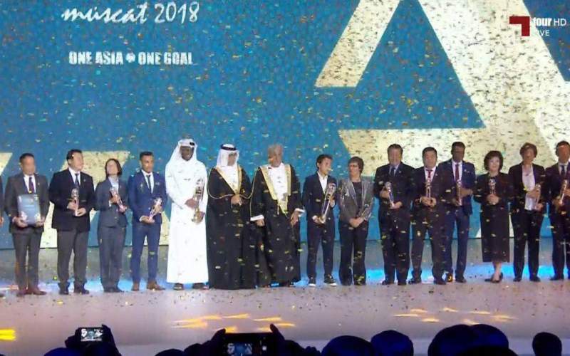2 جایزه برای ایران در شب بهترین های آسیا