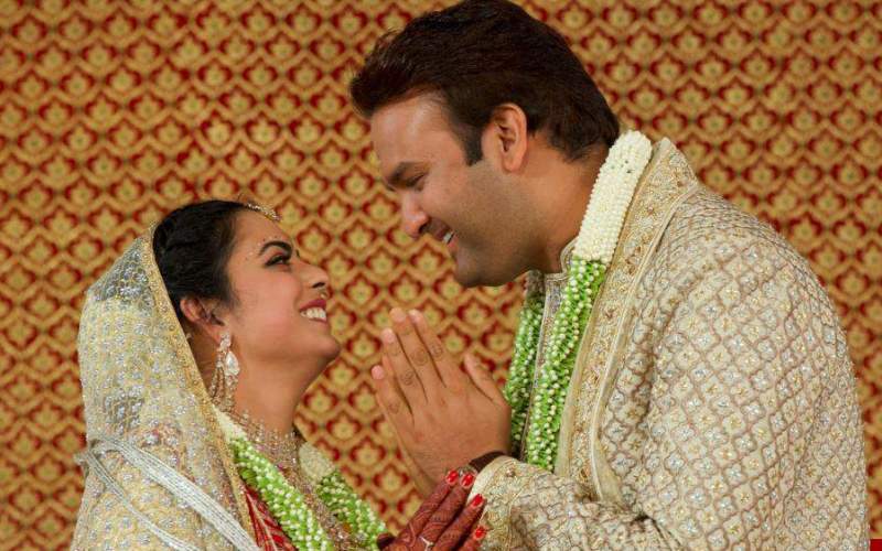عروسی پولدارترین دختر هند با حضور آمیتا باچان
