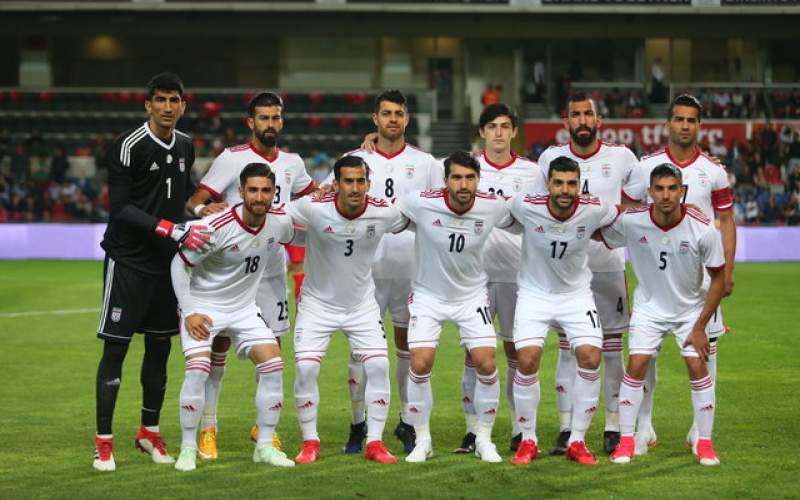 تیم ملی ایران در جایگاه بیست‌ونهم جهان