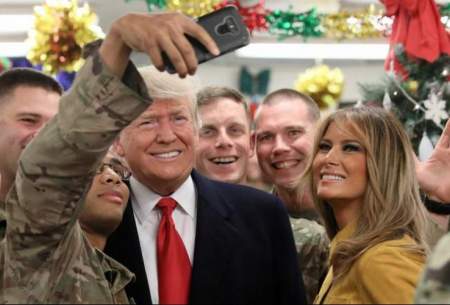 دونالد ترامپ و همسرش سرزده به عراق رفتند