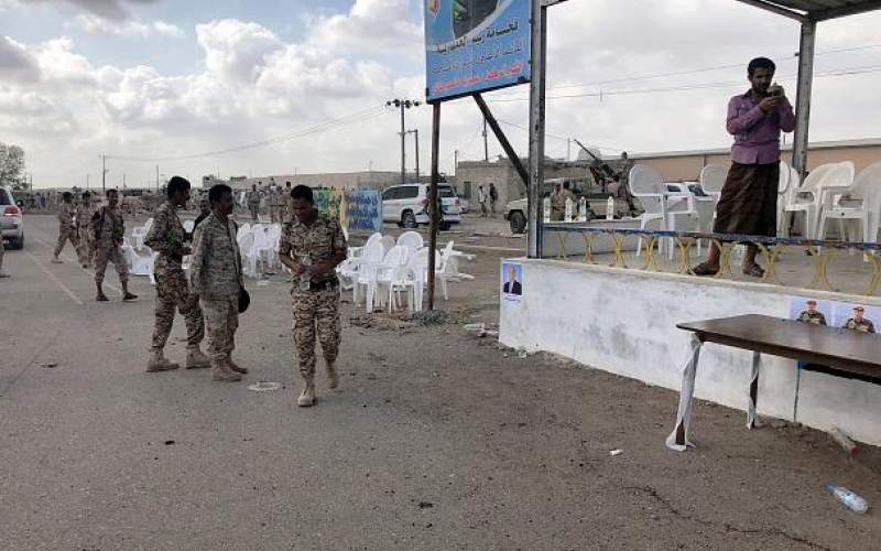 پایگاه نظامی عند در استان لحج بمباران هدف حمله موشکی پهپادهای یمنی قرار گرفت