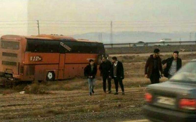 تکرار حادثه اتوبوس دانشجویان در بوئین زهرا