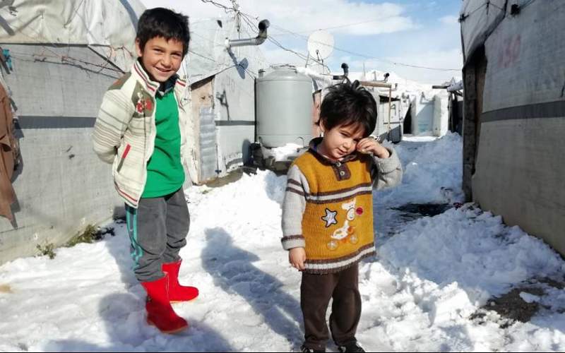 پانزده کودک سوری بر اثر سرما جان باختند