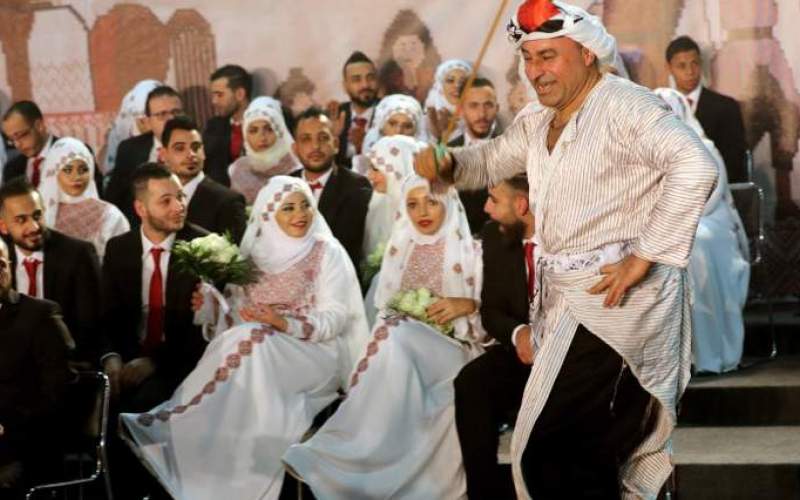 ازدواج دسته جمعی فلسطینی‌ها