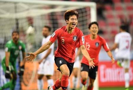 کره‌جنوبی هفتمین تیم مرحله یک‌چهارم شد